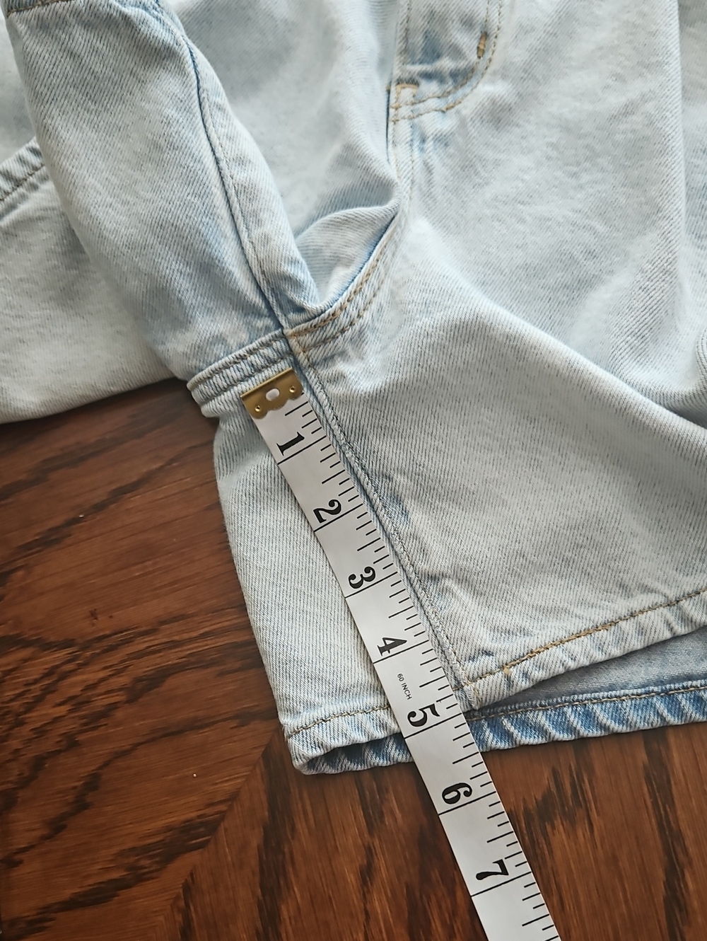 Levi's Ribcage High Rise Pleated Shorts 29 In Light Blue - Picture 14 of 16